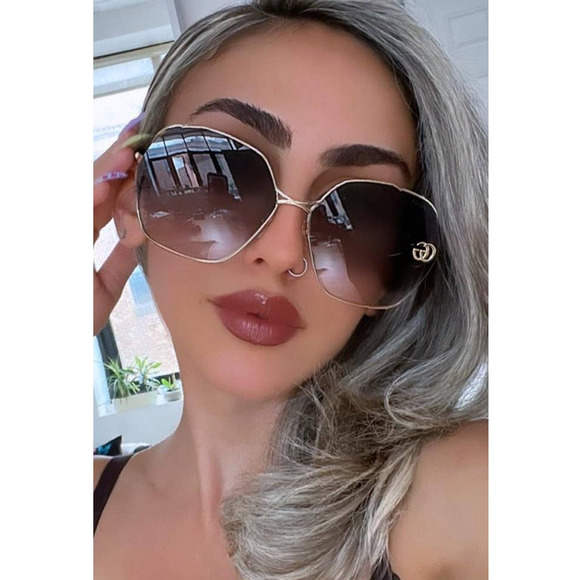 NEW Gucci GG0818SA Marmont Logo Sunglasses - Picture 1 of 8